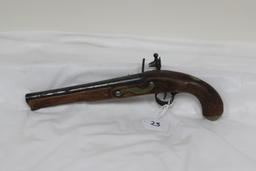 #23-KETLAND & CO .60 CAL FLINTLOCK PISTOL