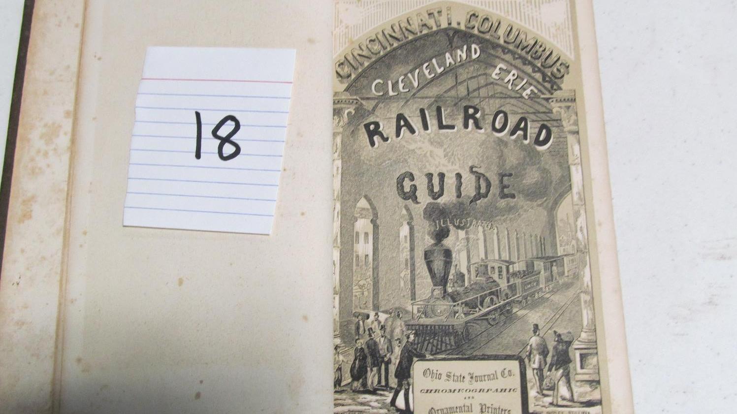 The Cincinnati, Columbus, Cleveland, And Erie Railroad Guide, 1854, Columbus Ohio State Journal Comp