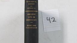 (3) Books On Kentucky: Ancient Life In Kentucky By William Snyder Webb, C. 1928; Topography Of Kentu