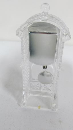 Crystal Legends 10.75" quartz clock made in West Germany