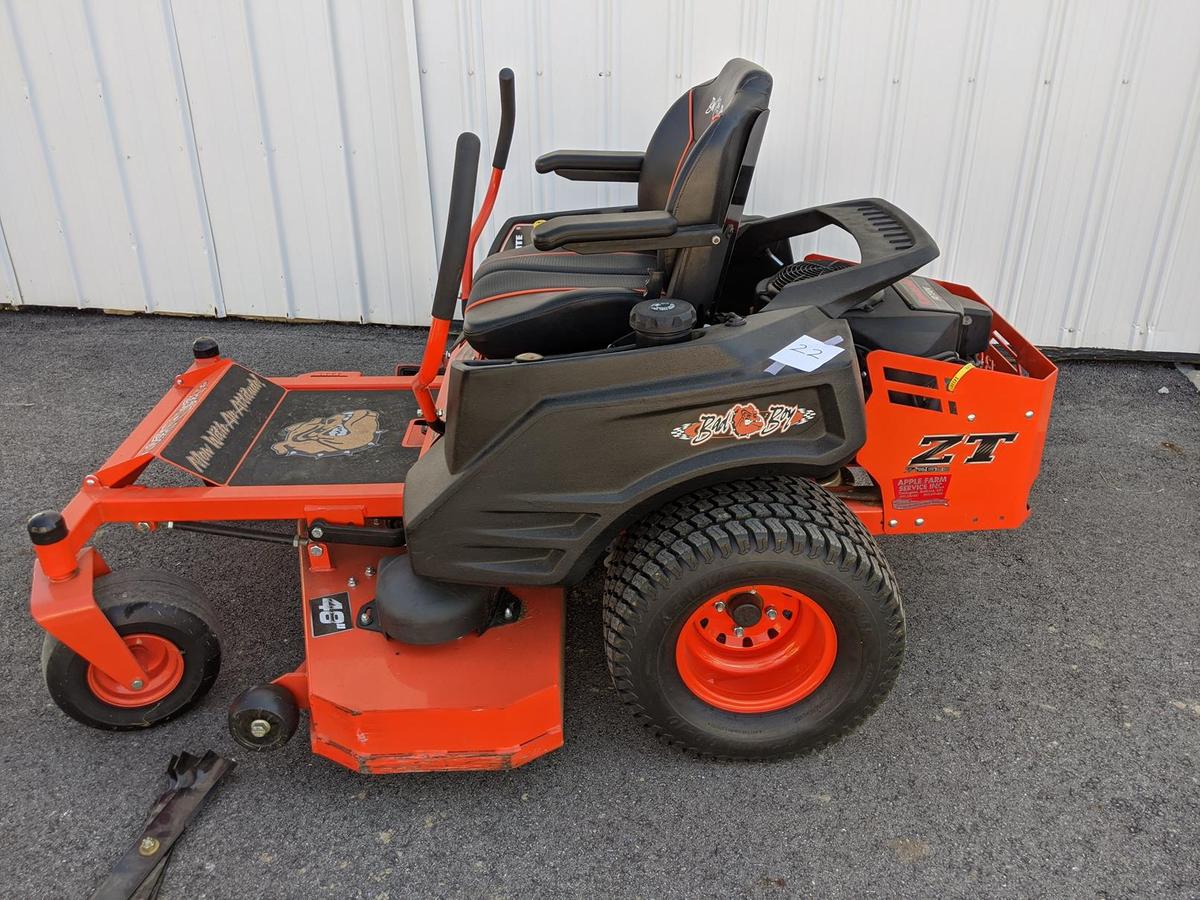 2017 BAD BOY ZT 726CC MOWER ELITE SERIES, 48" DECK, 31.9 HOURS, ZERO-TURN, KAWASAKI UPGRADED ENGINE,