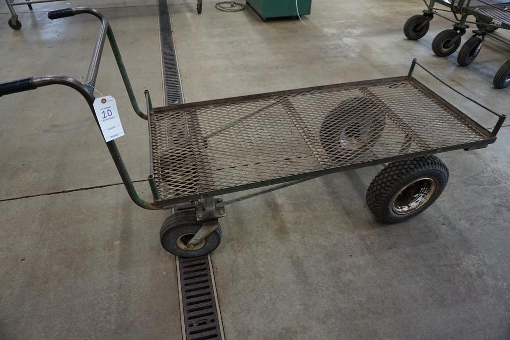 58" 4-WHEEL STEEL CART