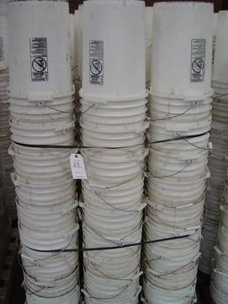 (1) PALLET APPROXIMATELY (100) 7-GALLON BUCKETS