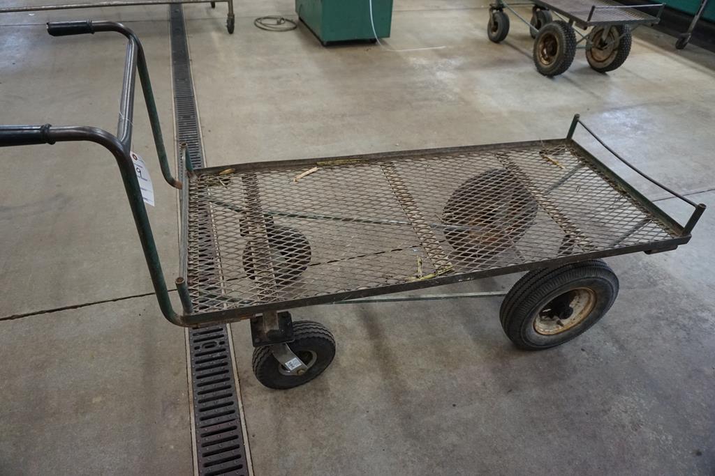 58" 4-WHEEL STEEL CART