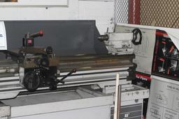 CLAUSING COLCHESTER RETROFITTED CNC LATHE WITH 5' TABLE & 2 EXTRA CHUCKS, RETRO FIT CONTROLS