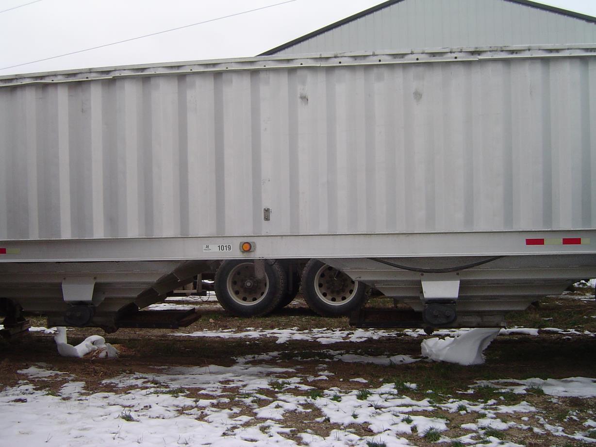 Kann 40' aluminum hopper trailer