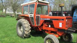 ALLIS-CHALMERS 185 DIESEL TRACTOR WITH 4,491 HOURS AND HARD-TO-FIND CAB (MI