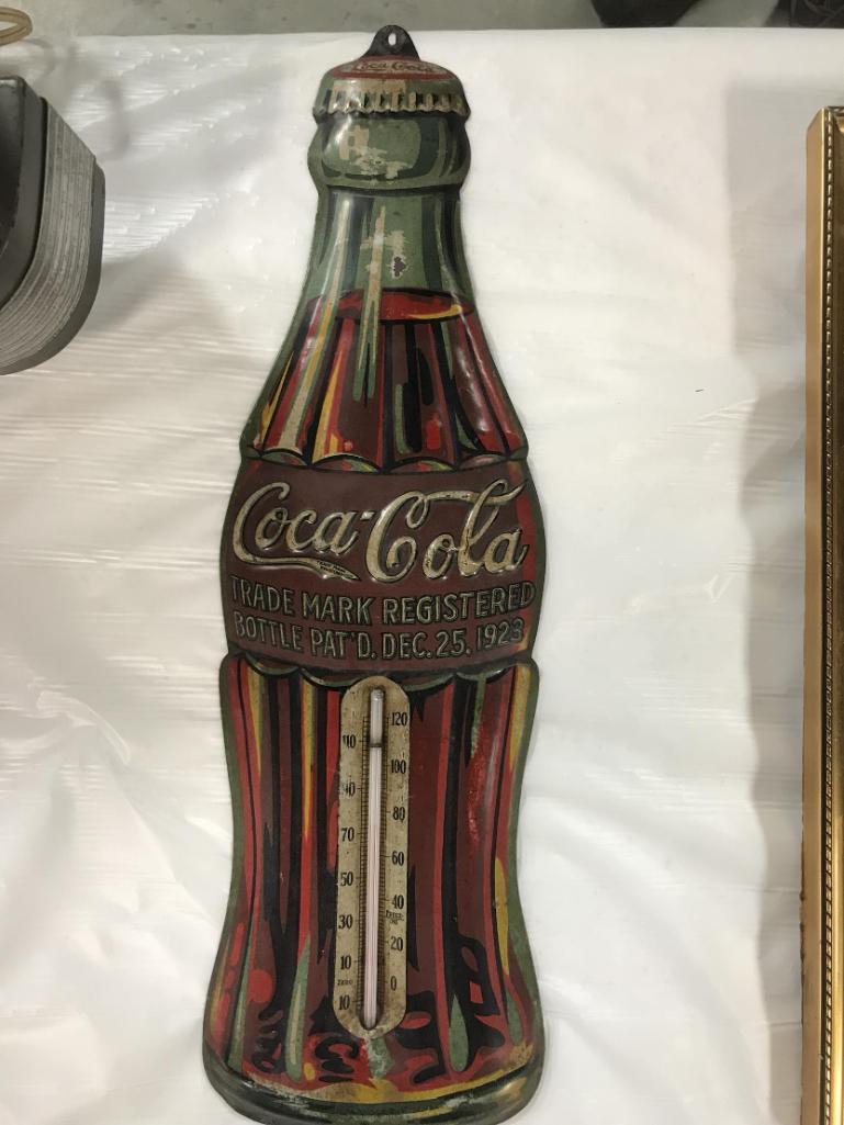 1930s COCA COLA THERMOMETER - 16.5"