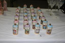 26-PIECE LENOX WALT DISNEY SPICE JAR COLLECTION, 1995