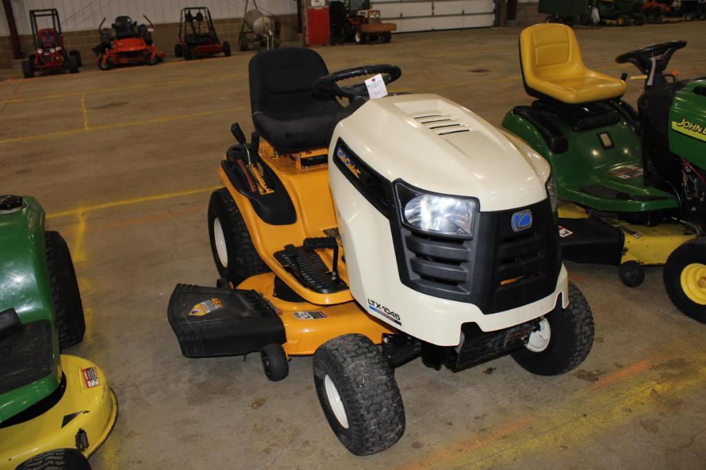 22-3: CUB CADET MODEL LTX1045 HYDROSTATIC LAWN MOWER, 46" DECK, 320 HOURS