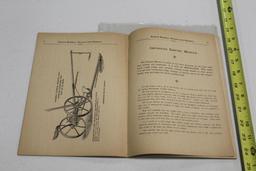 1893 THE NEW EMPIRE CATALOGUE, HARVEST EQUIPMENT ILLUSTRATIONS, 30 PAGES, 1