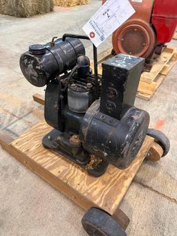 60-4: OLD ENGINE AND GENERATOR (SHOW PIECE)