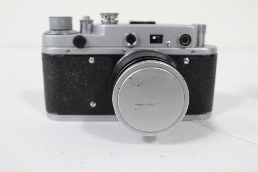 ZORKI C CAMERA, 50MM F2 JUPITER LENS