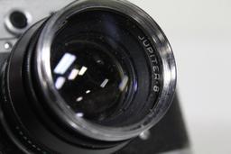 ZORKI C CAMERA, 50MM F2 JUPITER LENS