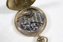 WALTHAM POCKET WATCH (NON-RAILROAD GRADE; HUNT CASING) W/SERIAL #10719266 &