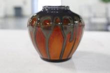 1920'S ROOKWOOD UNUSUAL ARTS & CRAFTS VASE, 3"