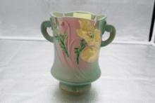 ROSEVILLE POPPY VASE, 7"