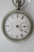 ELGIN POCKET WATCH (NON-RAILROAD GRADE; OPEN FACE CASING) W/SERIAL #1367256