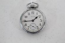 ELGIN POCKET WATCH (NON-RAILROAD GRADE; OPEN FACE CASING) W/SERIAL #2110476