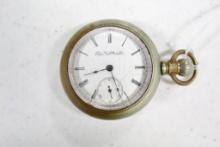 ELGIN POCKET WATCH (NON-RAILROAD GRADE; OPEN FACE CASING) W/SERIAL #6078485