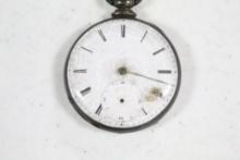 ANTIQUE M.J. TOBIAS LIVERPOOL KEYWOUND POCKET WATCH (DOES NOT RUN; MISSING