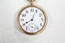 WALTHAM POCKET WATCH (RAILROAD GRADE; OPEN FACE CASING) W/SERIAL #13030194