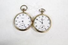 (2) INGERSOLL RELIANCE POCKET WATCHES - (1) RUNNING AT TIME OF INSPECTION: