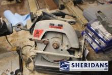 SAWS & DRILL: CRAFTSMAN CIRCULAR SAW, SANDER AND DRILL AS SHOWN IN PHO