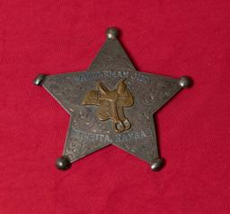 Elvis Presley's Personally Owned Sterling Badge