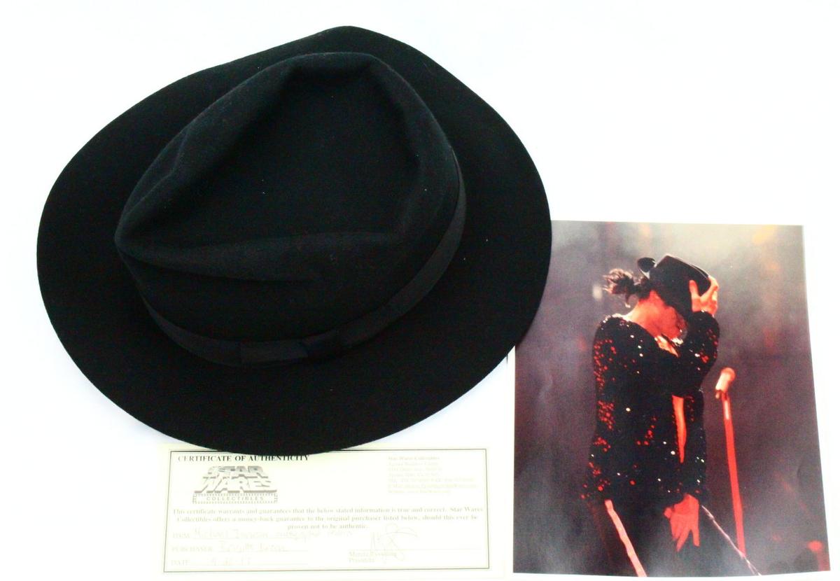 Michael Jackson Personally Owned Signed Fedora