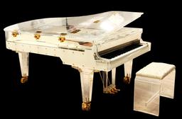 Whitney Houston Schimmel Plexiglass Custom Piano