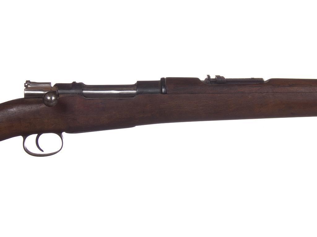 Manufacturer: Mauser Model: German Gauge/Cal: 6.5x50mm Type: Rifle Serial #: 5846 Misc: Mounted