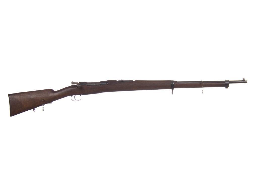 Manufacturer: Mauser Model: German Gauge/Cal: 6.5x50mm Type: Rifle Serial #: 5846 Misc: Mounted