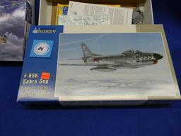 Hobby Boss P-38L-5-LO Lightning model kit 1:72 scale Special Hobby F-86K Sabre Dog model kit SH