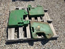 6 John Deere Front Weights