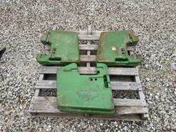 6 John Deere Front Weights