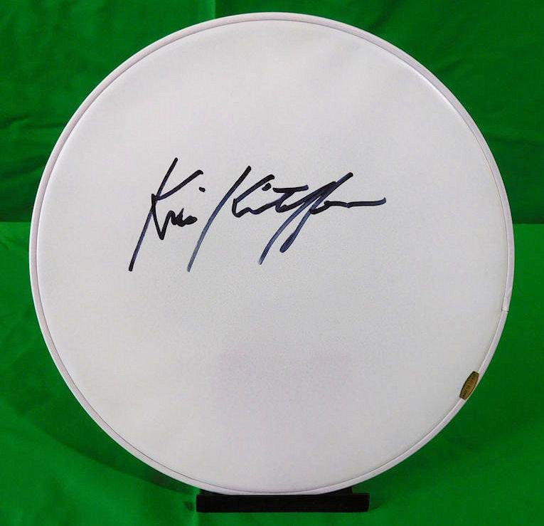 Kris Kristopherson Autographed Tambourine Head