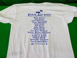 Farm Aid Autographed Shirt