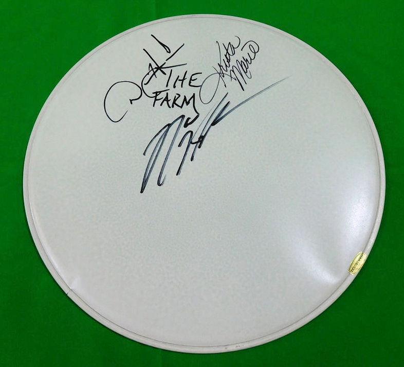 The Farm Autographed Tambourine Head