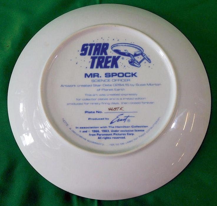 Leonard Nimoy Autographed Collectors Plate