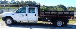 2002 Ford F550 XL Duty 4 Door Dump Truck