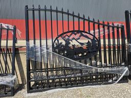 20 Ft Bi-Parting Wrought Iron Gate (Greatbear)