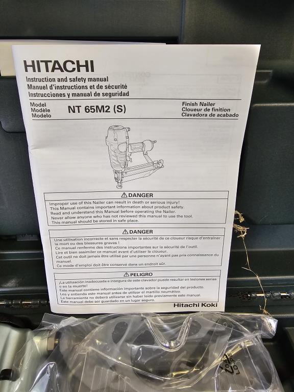 Hitachi Finish Nailer - New In Case