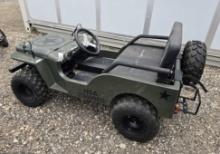 Mini Military Style Jeep, Gas Powered