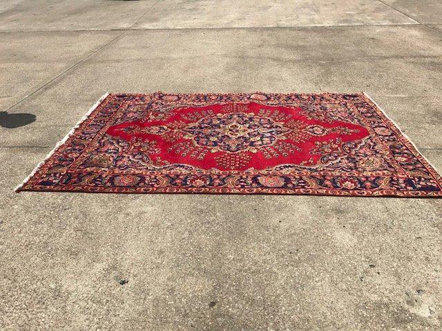 Hand Knotted Oriental Carpet, Hand Tied Persian Rug: TABRIZ 7' x 10', Retail Value $3400