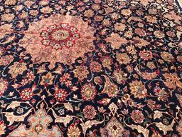 Hand Knotted Oriental Carpet, Hand Tied Persian Rug: Esfahan 8'2" x 11', Retail Value $5000+