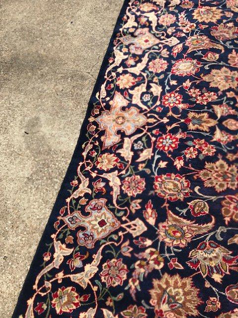 Hand Knotted Oriental Carpet, Hand Tied Persian Rug: Esfahan 8'2" x 11', Retail Value $5000+