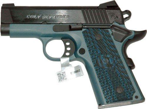 COLT DEFENDER .45ACP 1 OF 400 BLUE FRAME/BLUED SLIDE, NEW IN BOX, O7000DZT