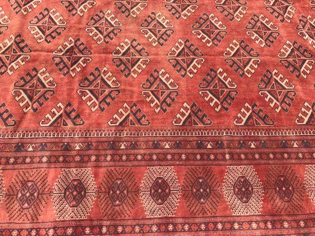 Hand Knotted Oriental Carpet, Hand Tied Persian Rug: Old Torkman 9'6" x 12'6"', Retail Value $6500