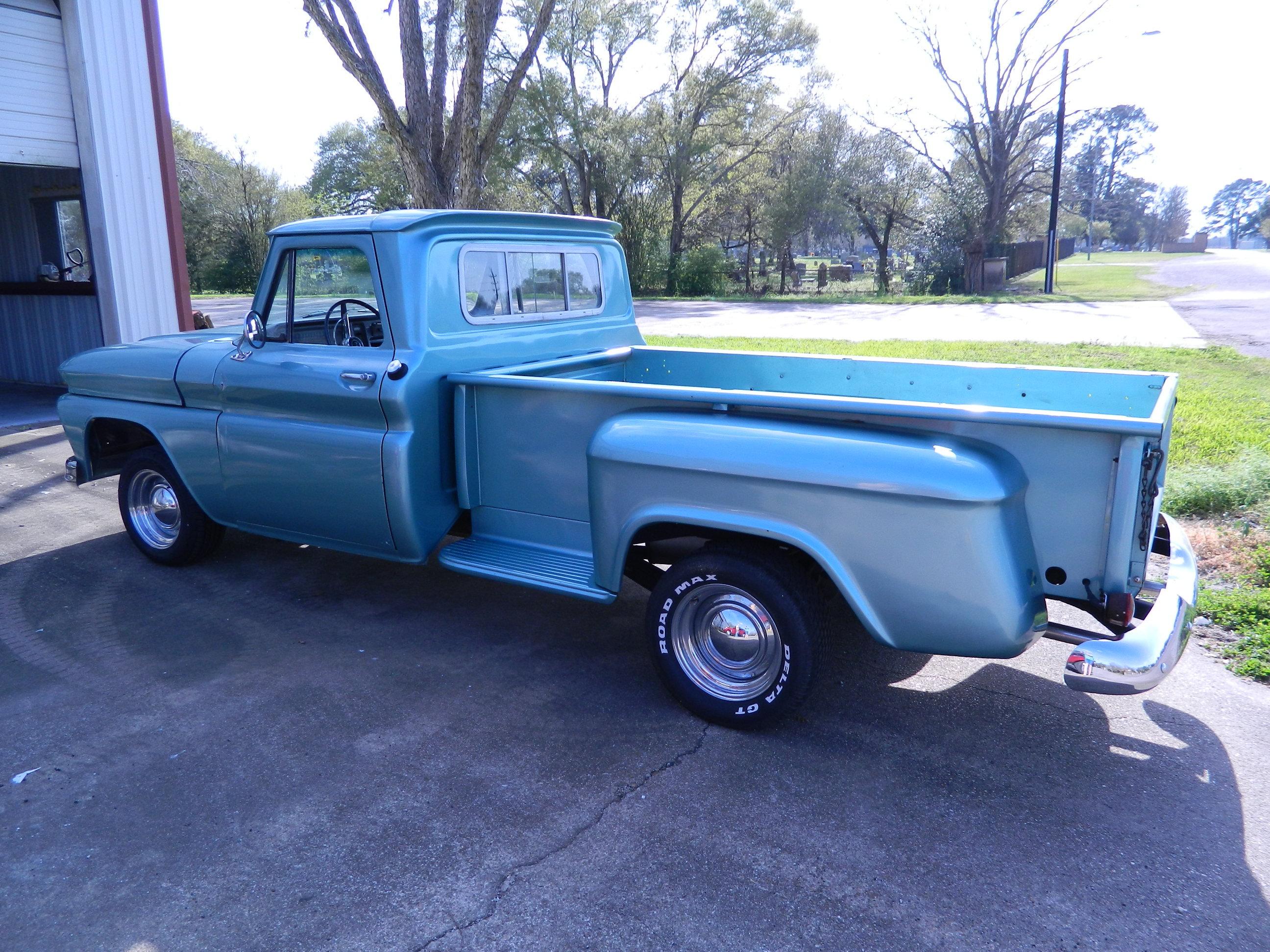 1966 Chevrolet Long Wheel Base Stepside Pick-Up, 283ci/327hp V8, 3 Speed on Floor, Katy Texas Estate